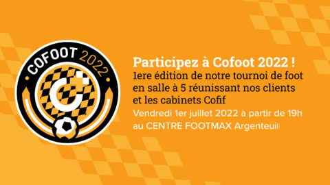 Cofif - Evénement Cofoot 2022 organisé par votre expert-comptable du Val d'Oise